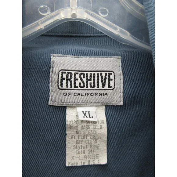VINTAGE Freshjive Shirt XL Bowling Loop Collar Rockabilly Resort 90s
